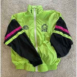Vintage Contender Charlie Horse Hat Co. Jacket 1991 Yellow Green Men’s Medium